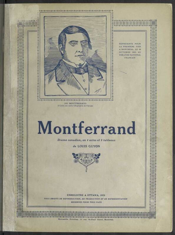 Montferrand - Page couverture