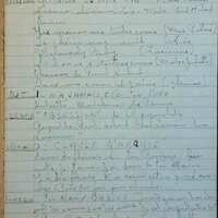 Cahier manuscrit des programmations du Théâtre National, saison 1945-1946 - Page 1